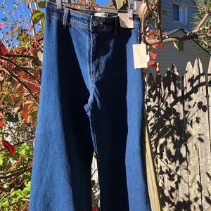 NWT Sailor wide ankle denim jeans Size 4